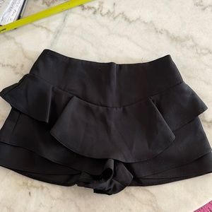 English Factory Black short skort